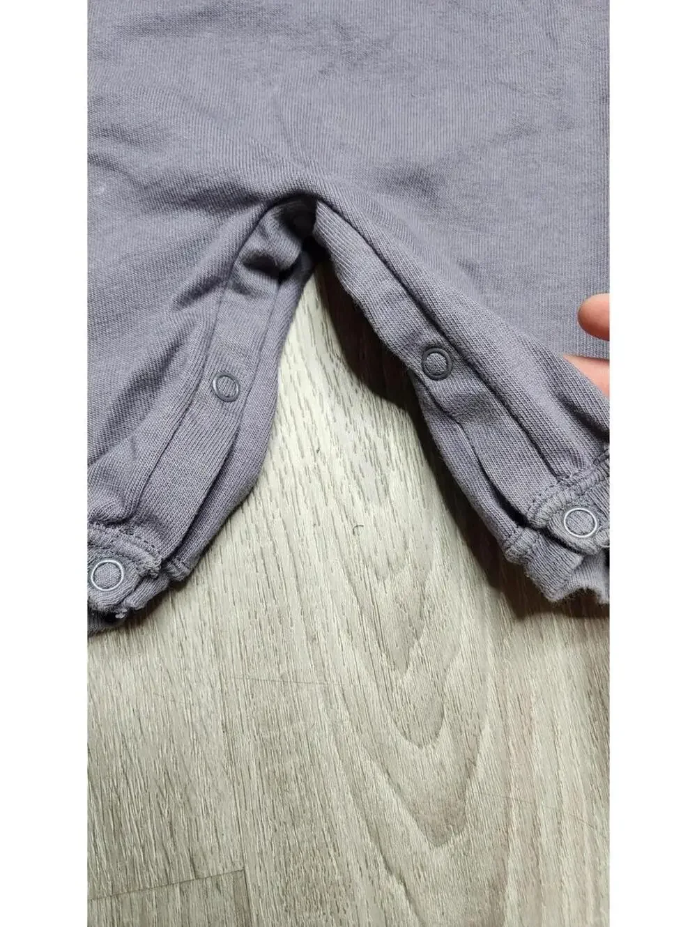 VTG Carter's Romper Baby 3-6 Months Gray Sleeveless Hockey Bear Cotton One Piece